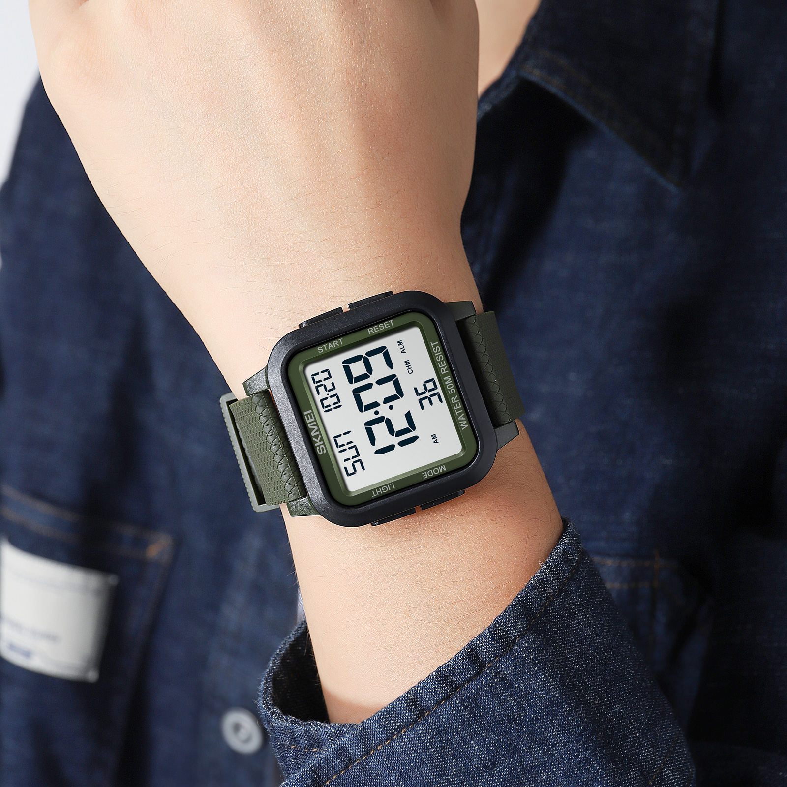 Digital Timer Countdown - SKMEI 1894 Electric Wristwatch 5Bar Waterproof