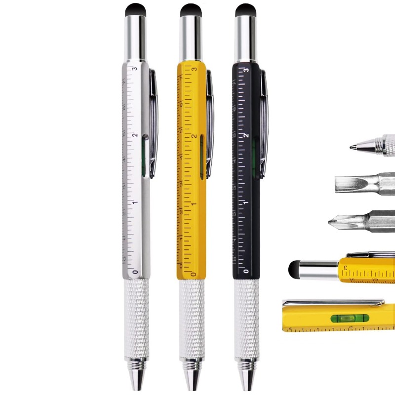 Office Tech And Gadgets - 3 Pens/Pack Multitool Pen 7 in