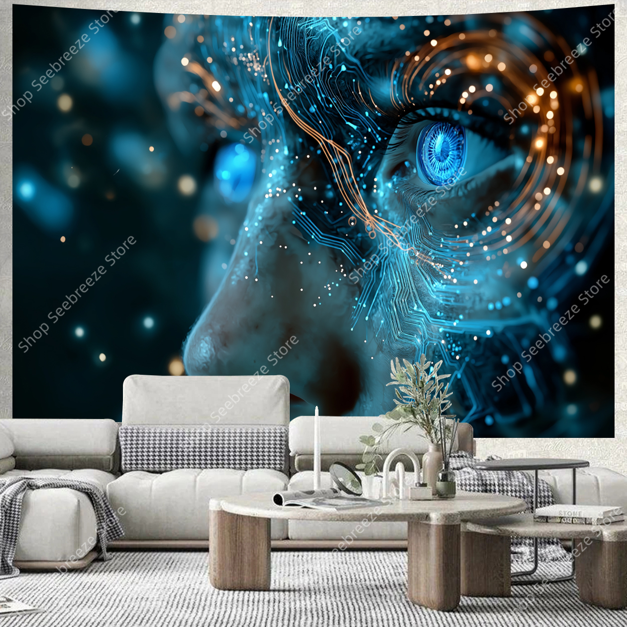 Cyberpunk Circuit Board Tapest - Tech Office Wall recensione e prezzo