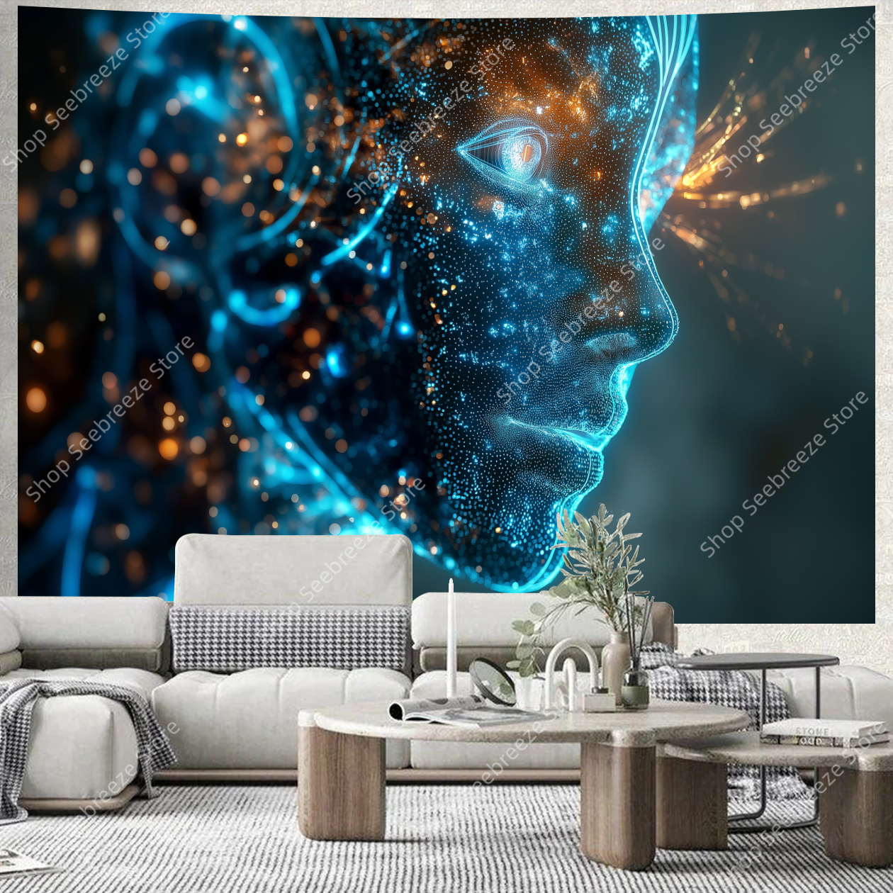 Cyberpunk Circuit Board Tapest - Tech Office Wall recensione e prezzo