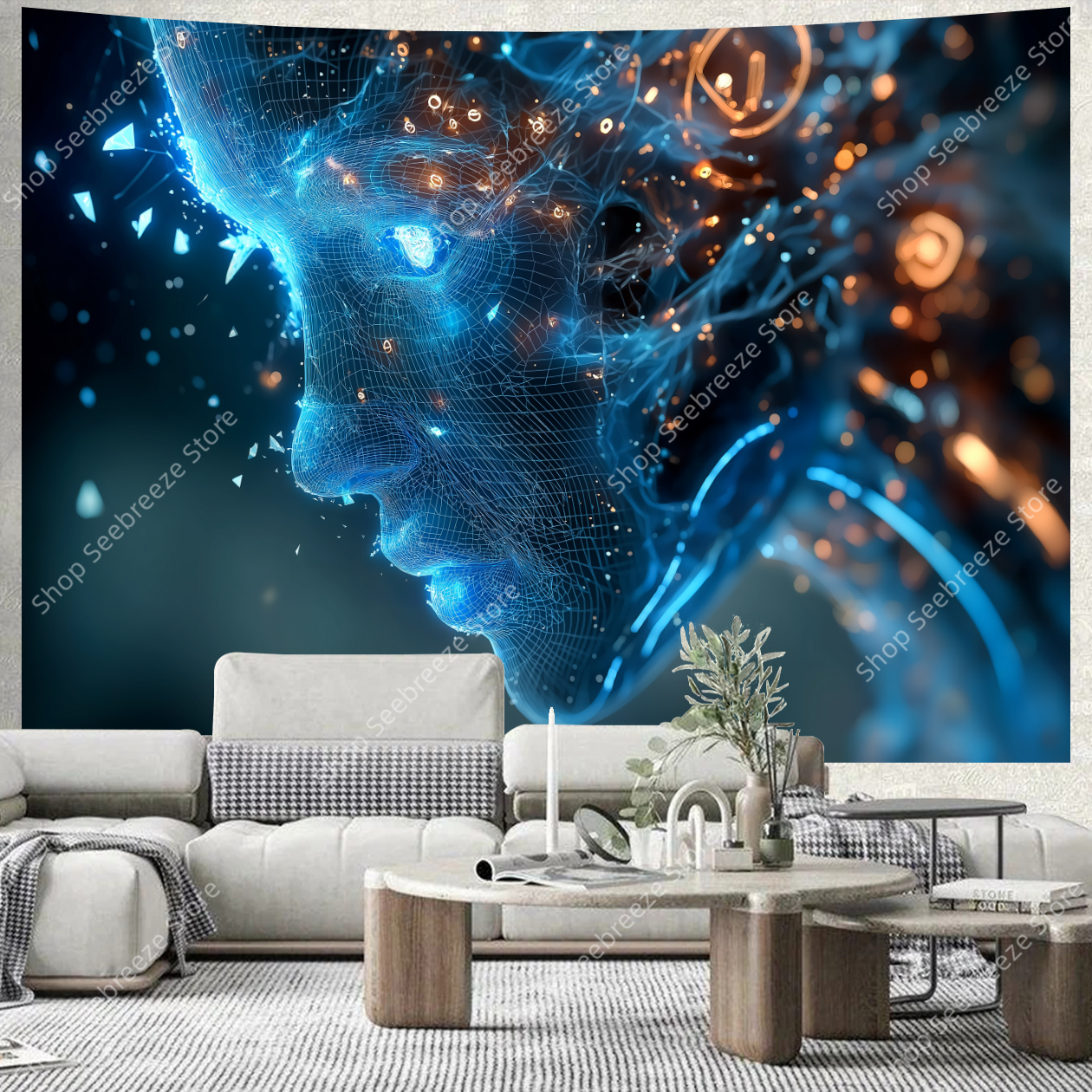 Cyberpunk Circuit Board Tapest - Tech Office Wall recensione e prezzo