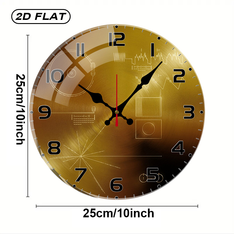 Tech Style Round Silent Acryli - Tech Office Wall recensione e prezzo