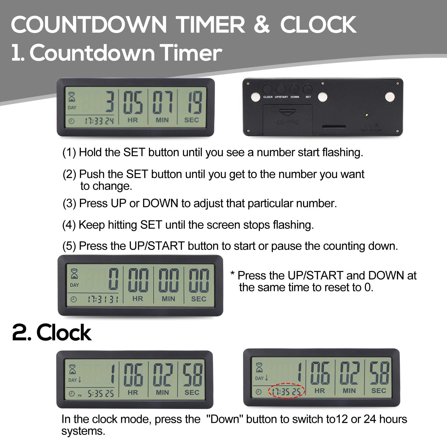 999-Day Countdown Timer Digita - Digital Timer Countdown recensione e prezzo