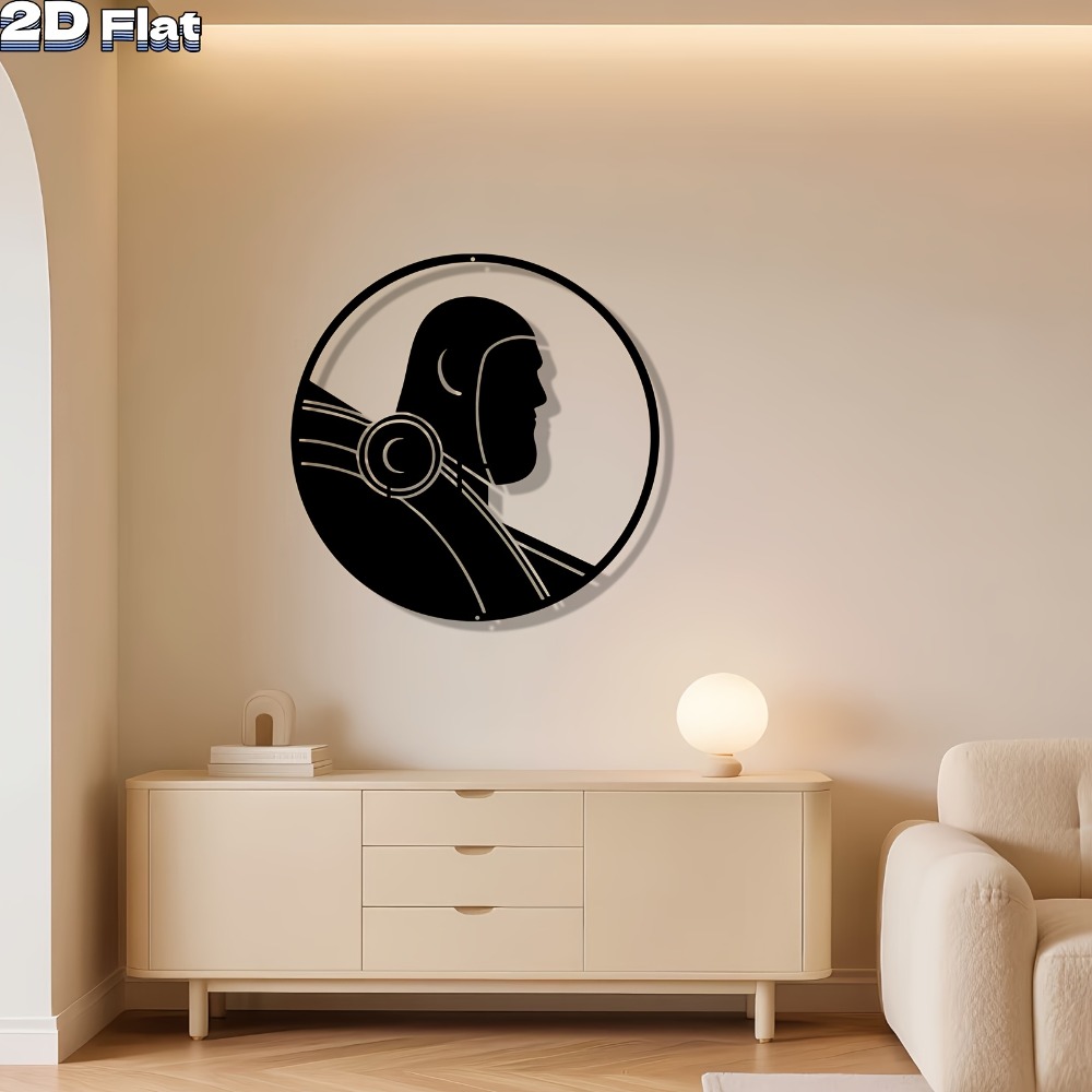 1pc Modern Robot Metal Wall Ar - Tech Office Wall recensione e prezzo