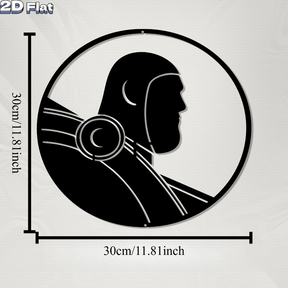 1pc Modern Robot Metal Wall Ar - Tech Office Wall recensione e prezzo