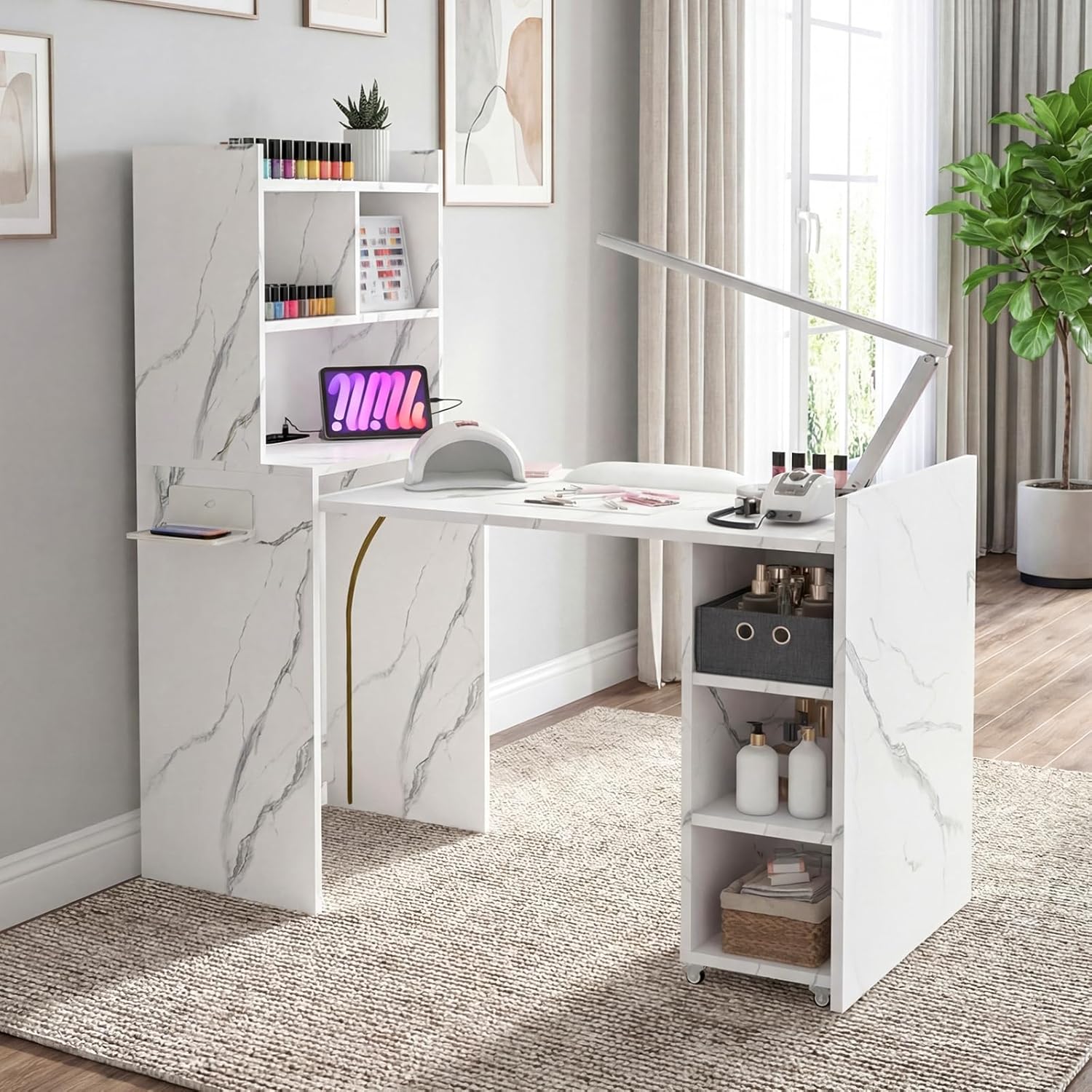 Foldable Manicure Table Nail D - Tech Office Wall recensione e prezzo