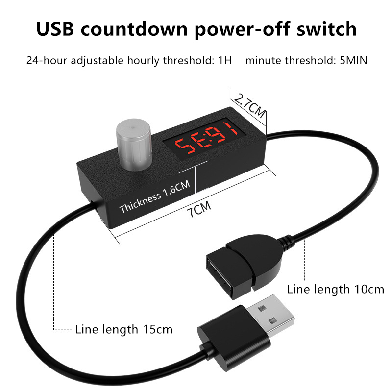 24h Automatic Shutdown Timer D - Digital Timer Countdown recensione e prezzo
