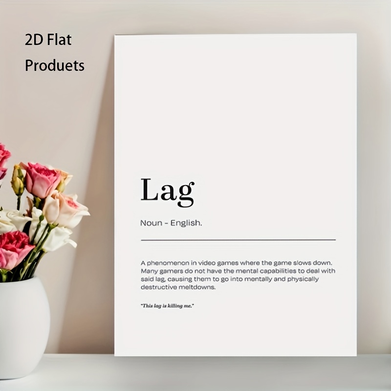 2D Flat, 1pc Minimalist Lag De - Tech Office Wall recensione e prezzo