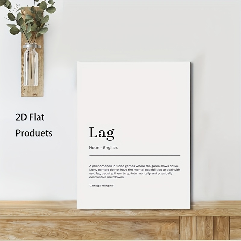 2D Flat, 1pc Minimalist Lag De - Tech Office Wall recensione e prezzo