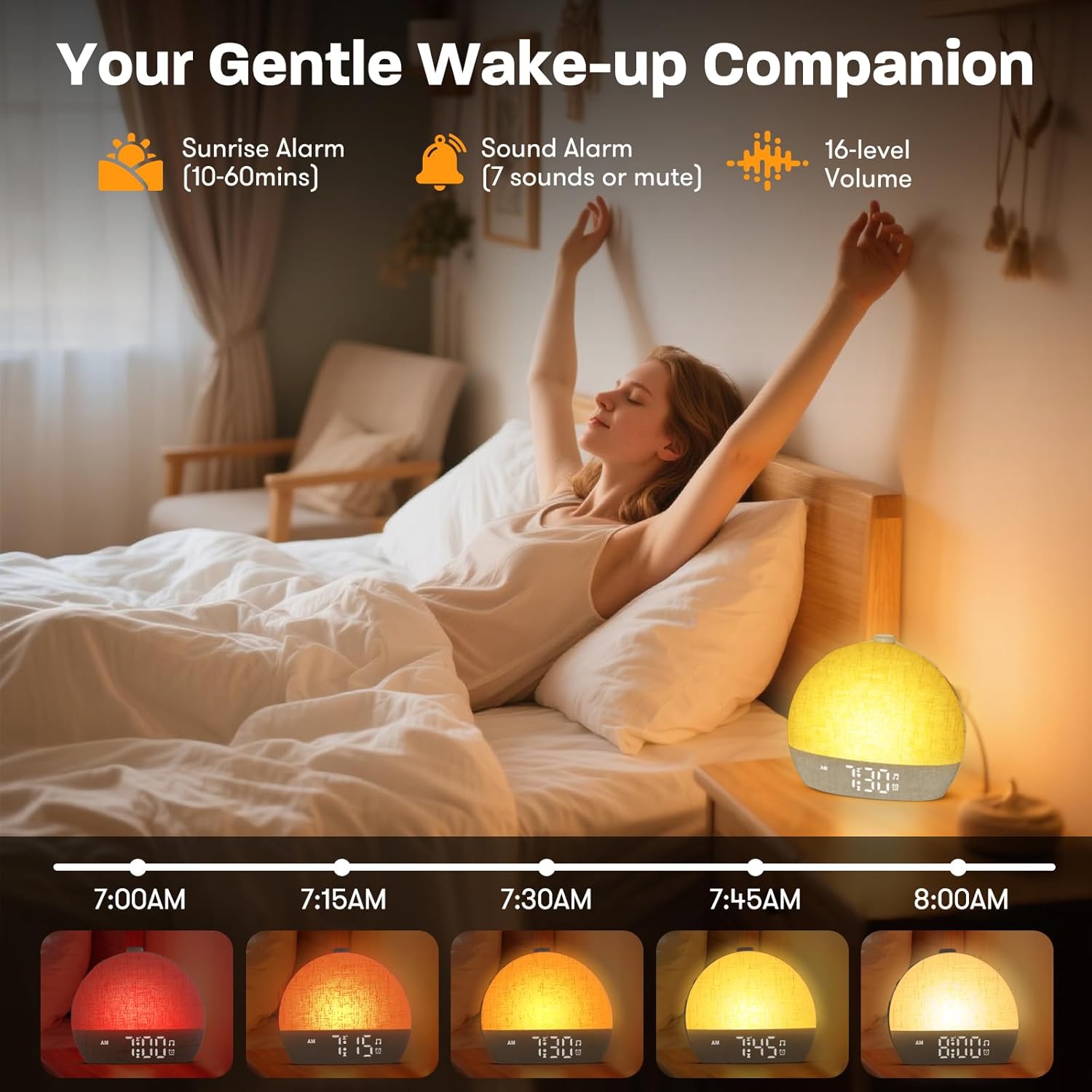Wake Up Light Sunrise Alarm Cl - Digital Timer Countdown recensione e prezzo